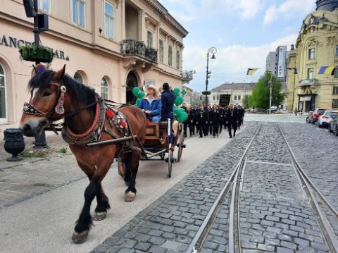 Salamander parade on the occasion of Košice City Day celebrations