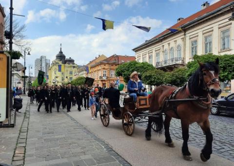 Salamander parade on the occasion of Košice City Day celebrations