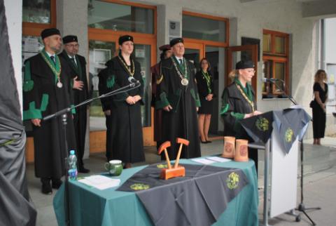 Promócia absolventov Baníckej fakulty VŠT v Košiciach
